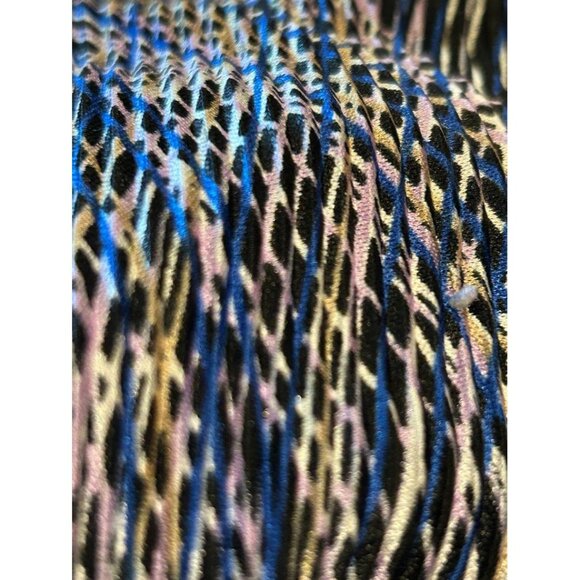 Plissé Womens Large‎ Sleeveless Pleated Top Shell With Geometric Pattern - Picture 7 of 7